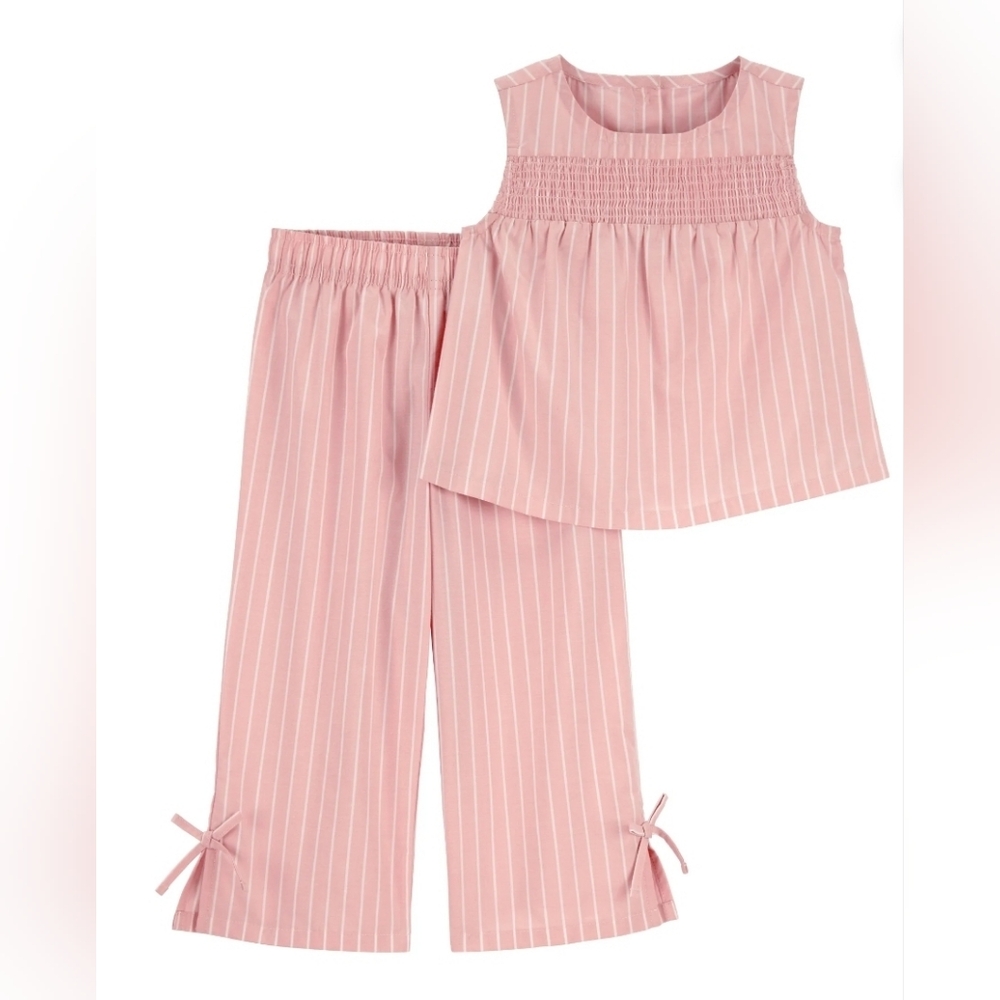 Carter's Child of Mine Pink Toddler Girl Matching Outfit Set